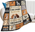 Beagle Gifts, Beagles Throw Blanket, Beagle Stuff for Women Girls Boys Lover Adult Cozy Fleece Flannel Bedding Stuff Plush for Couch Sofa Bed Decor 80"X60"