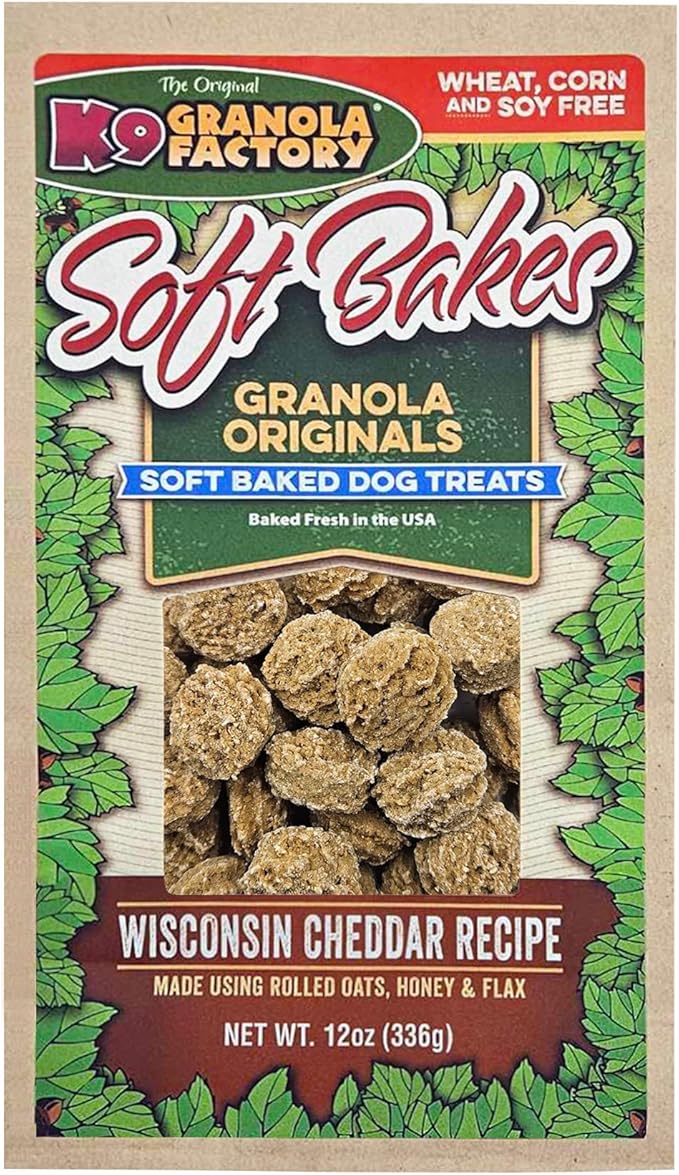 K9 Granola Factory Soft Bakes Wisconsin Cheddar, 12Oz