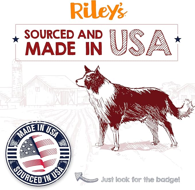 Riley's Steer Bully Sticks for Small to Medium Dogs - Single Ingredient Dog Treat, Easily Digestible, 100% Beef Pizzle Sticks - 5-6", 12ct (Pack of 2)