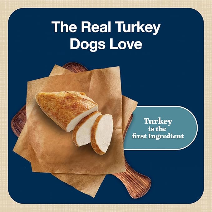 Blue Buffalo Blue Bits Natural Soft-Moist Training Dog Treats, Turkey 4-oz (6 Pack)