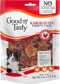Good 'n' Tasty Kabob Bites Treat for All Dogs, 4 Ounce, Gourmet Dog Treats with Chicken, Duck or Chicken Liver, New Improved Formula for Softer Texture