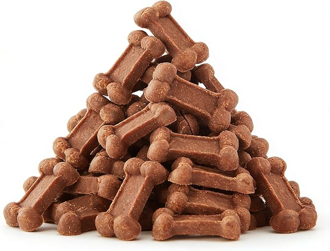 Jungle Calling 48 Ct. Senior Dog Soft Treats, Easy to Chew Beef-Flavored Biscuits for Training, Natural Digestive Support & Plant-Based Protein
