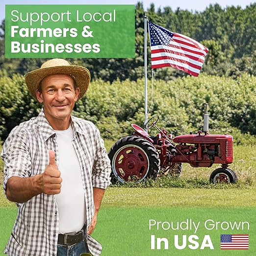 Hemp Soil Amendment - 1 lb USA Grown All-Natural Fine Hemp HURD Power for Vibrant Gardens, Vegetables, Trees, Moisture Retention, Seed Starting, pH Neutral - Bean Products