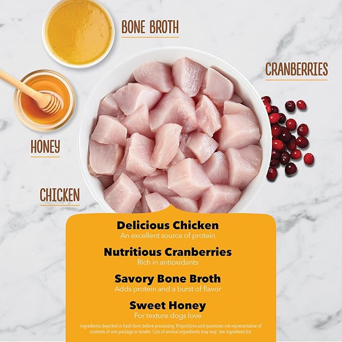 ACANA Chewy Strips Limited Ingredient Dog Treats Chicken Recipe with Immune System Support 4oz Bag