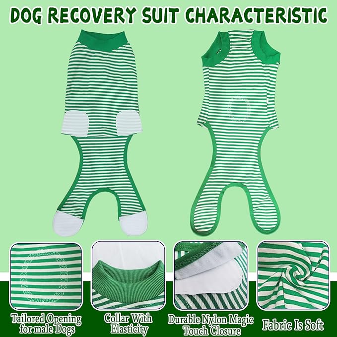 Dog Recovery Suit, After Surgery Wear for Pets Male Female, Professional Dog Onesie for Surgery for Abdominal Wounds Recovery Shirt, Substitute E-Collar & Cone Medium