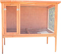 Zylina Rabbit Hutch 46" (L) X 25.6"(W) X 43.3" (H)