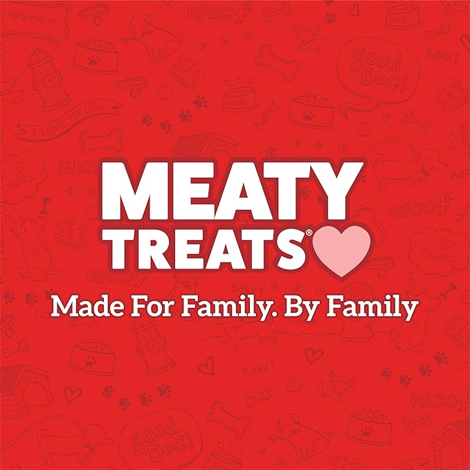 Meaty Treats Mini Dogs Beef & Cheese Flavor Soft & Chewy Dog Treats, 3-oz. (Pack of 16)