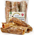 Dog Chews – Beef Trachea Dog Treat Chew Made in USA. Grass Fed Farm-Raised American Beef. Glucosamine Rich for Healthy Joints. All Natural Dental Chew (7" 16 OZ)