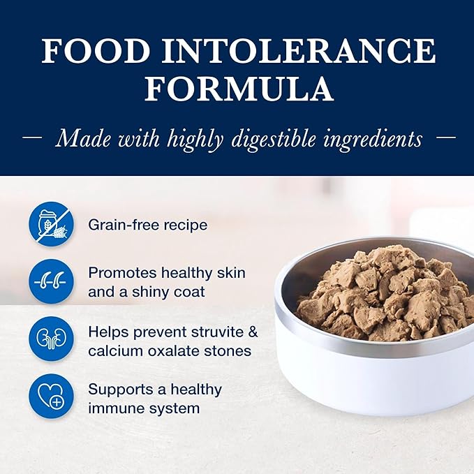 Blue Buffalo Natural Veterinary Diet HF Hydrolyzed for Food Intolerance Wet Dog Food, Veterinarian Prescription Required, Salmon Recipe, 12.5-oz. Cans (12 Count)