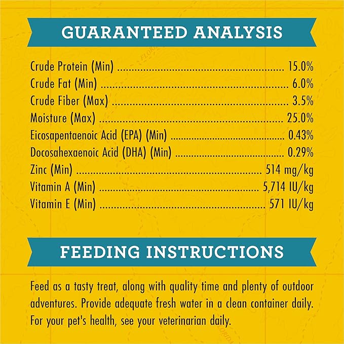 Zuke's Puppy Naturals Dog Treats Salmon & Chickpea, 5 Ounce (Pack of 3)