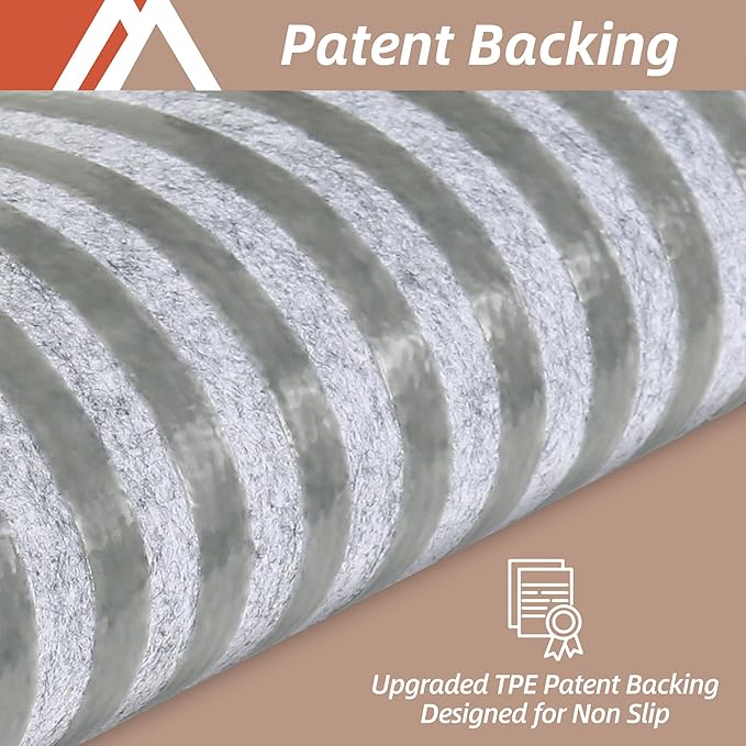 COSY HOMEER Soft Stair Treads Non-Slip Carpet Mat 28inX9in Indoor Stair Runners for Wooden Steps,Stair Rugs for Kids and Dogs, 100% Polyester TPE Backing 4pcs,Beige