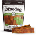 Palz&Co Moodog Beef Cheek Strips for Dogs - 6 Pack of 100% Natural Single Ingredient Treats - Grain Free, High Protein, Chewy & Crunchy Texture