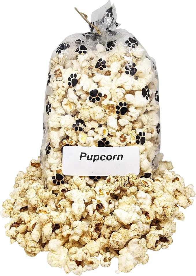 Gourmet Dog Bakery Large Birthday Gift Box with Pupcorn, Hand-Decorated Treats & More | Homemade, Fresh, Human-Grade, All-Natural Ingredients | Corn, Soy & Preservative Free | USA Made