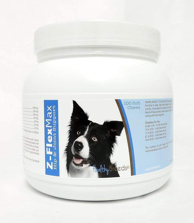 Healthy Breeds Border Collie Z-Flex Max Hip & Joint Soft Chews 100 Count
