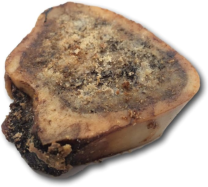 Top Dog Chews - Dog Bones with Bone Marrow, Made in The USA, (6 Slices), Beef Femur, Long Lasting Dog Chews, All-Natural - Great for Small and Medium Dogs