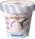 Puppy Scoops Dog Ice Cream Mix - Just Add Water and Freeze at Home, Powder Mix with Ice Cream Cup and Reusable Lid, (Birthday Cake with Pupfetti Sprinkles Flavor), 5.65 oz - Made in USA
