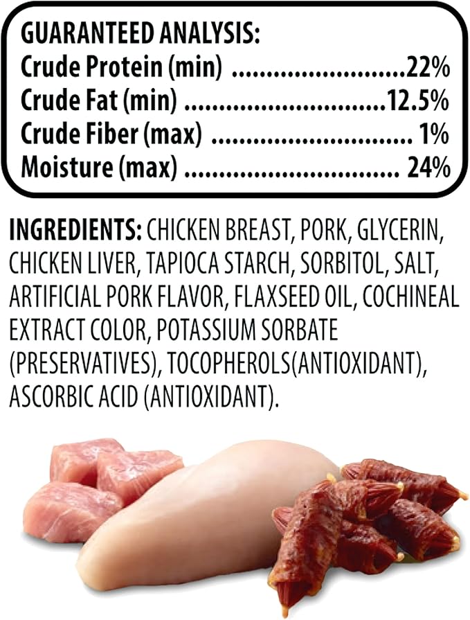 Golden Rewards Pigs in a Blanket Dog Treats, 16 oz, Air-Dried Jerky, Made with Real Chicken Breast and Pork, No Added Sugar, Corn, or Soy, Perfect for Training or Rewarding Dogs