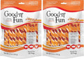 Good 'N' Fun Triple Flavor Twist Chews for Dogs,22-Count,(Pack of 2)