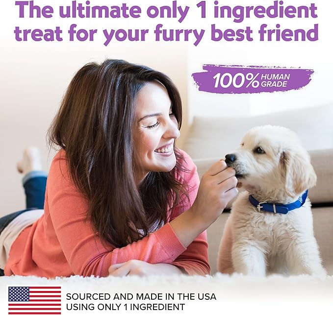 Barkin Burger Strips Made of Only Chicken Grain-Free Dog 12 oz Premium One-Ingredient Digestive Support Dog Jerky Treats, Made in USA Small Batch Healthy Single ingrediens Training Treats