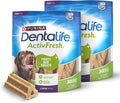 DentaLife ActivFresh Pack of 2 Dog Chews for Large Dogs 40 lbs. and Up, Dental Chews to Freshen Breath, Chicken Flavor, 35 oz. Each, 30 Chews Each/60 Total Chews - 30 ct. Pouch