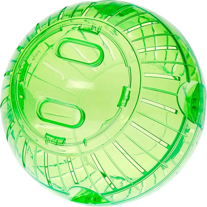 Kaytee 7" Assorted Color Run-About Exercise Ball for Pet Hamsters & Gerbils (Pack of 2)