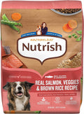 Nutrish Rachael Ray Adult Dry Dog Food Real Salmon, Veggies & Brown Rice Recipe, 12 lb. Bag