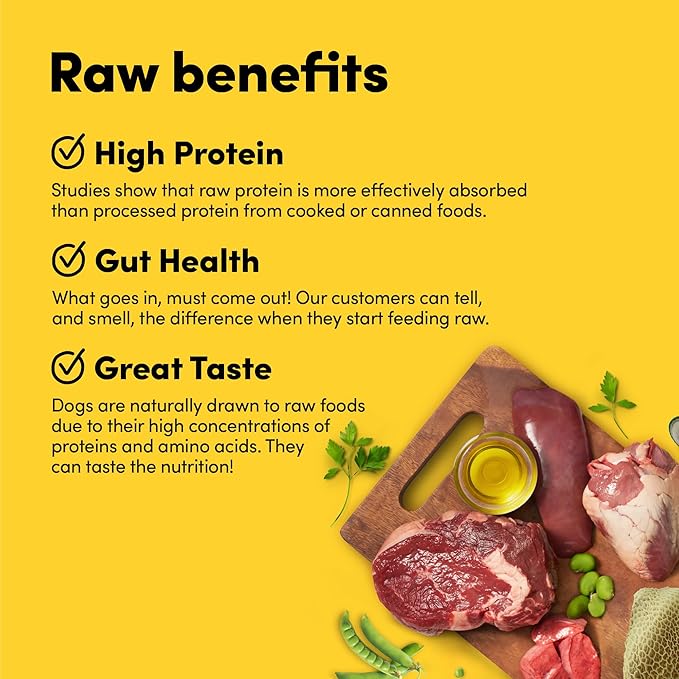 Raw Freeze Dried Dog Food RawMix50 Premium Grass-Fed Beef Recipe, Protein Rich, Includes Kibble, Non-GMO, No Wheat or Corn, 12 oz