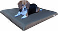 Dogbed4less Gel Cooling Memory Foam Dog Bed for Small to Medium Large Pet with Waterproof Internal Cover, Oxford Dark Slate 34X27X3 Inches