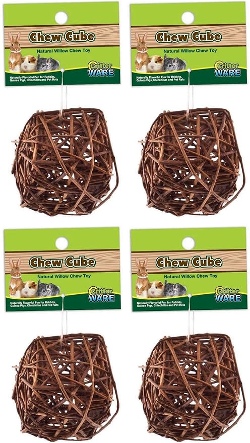 (4 Pack) Ware Manufacturing Willow Small Pet Chew Cubes