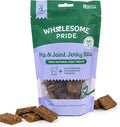 Wholesome Pride Functional Dog Hip & Joint Support Beef Jerky Bites, USA Made Mobility Dog Treats - 8 oz