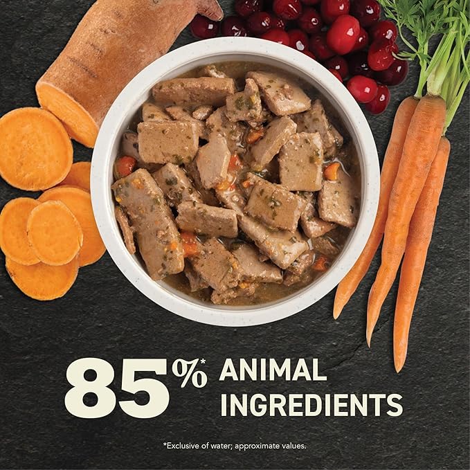 ACANA Premium Chunks in Bone Broth Grain-free Wet Dog Food Pork Recipe 12.8oz Cans (12 Count)