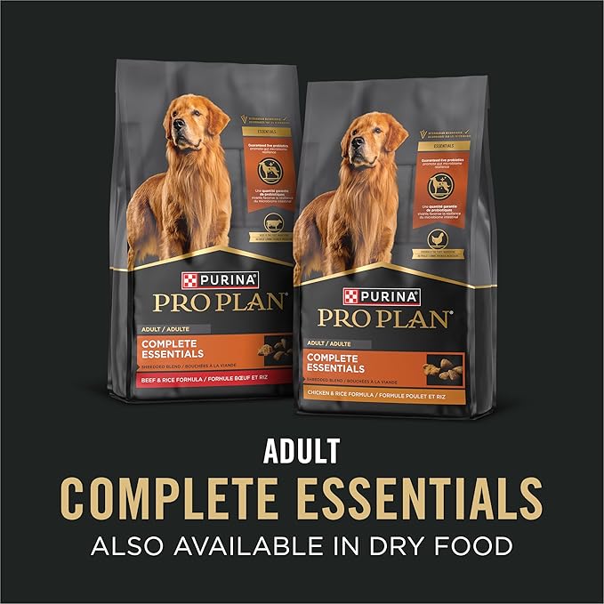 Purina Pro Plan Complete Essentials Slices Chicken and Vegetables Entree in Wet Dog Food Gravy - (Pack of 12) 13 oz. Cans