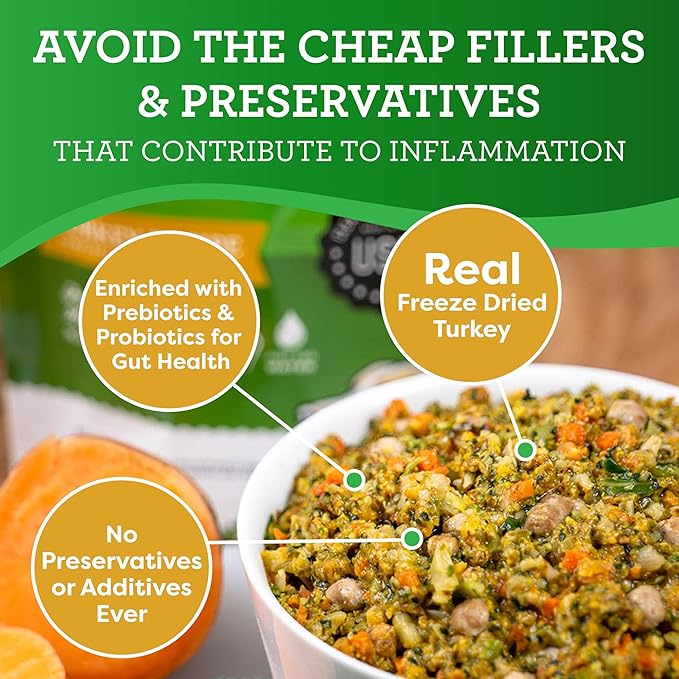 Dr. Harvey's Specialty Diet Limited Ingredient - Human Grade Dog Food for Dogs with Sensitivities - Turkey Recipe (5 Pounds)