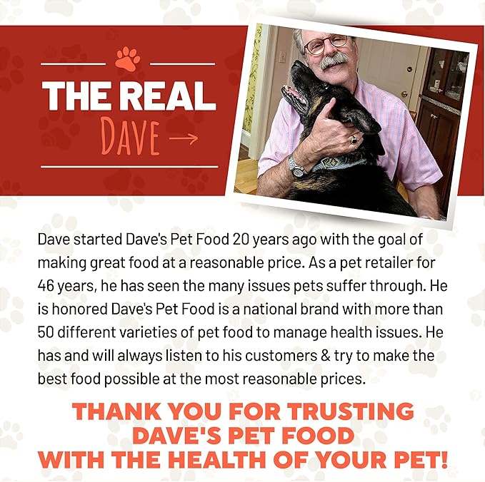 Dave's Pet Food Kidney Support for Dogs (Chicken & Vegetable Stew) - Low Phosphorus & Low Protein Wet Canned Dog Food for Renal Health - No Prescription Needed - 12.5 oz (Case of 12)