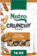 Nutro Crunchy Dog Treats with Real Peanut Butter, Training Treats for Dogs, 16 oz. Bag