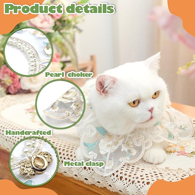 Leo Kitty Silky Pet Bandana for Small Cats & Small Dogs — Handcraft; Warm, Breathable Collar Outfit; Holiday cat Costume Accessory (Christmas, Halloween, New Year). Gift-Ready — top Gifting Choice