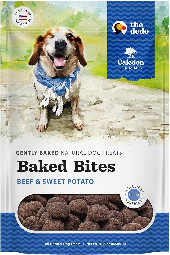 Caledon Farms The Dodo Baked Bites Beef & Sweet Potato 9.35 oz, Dog Treats