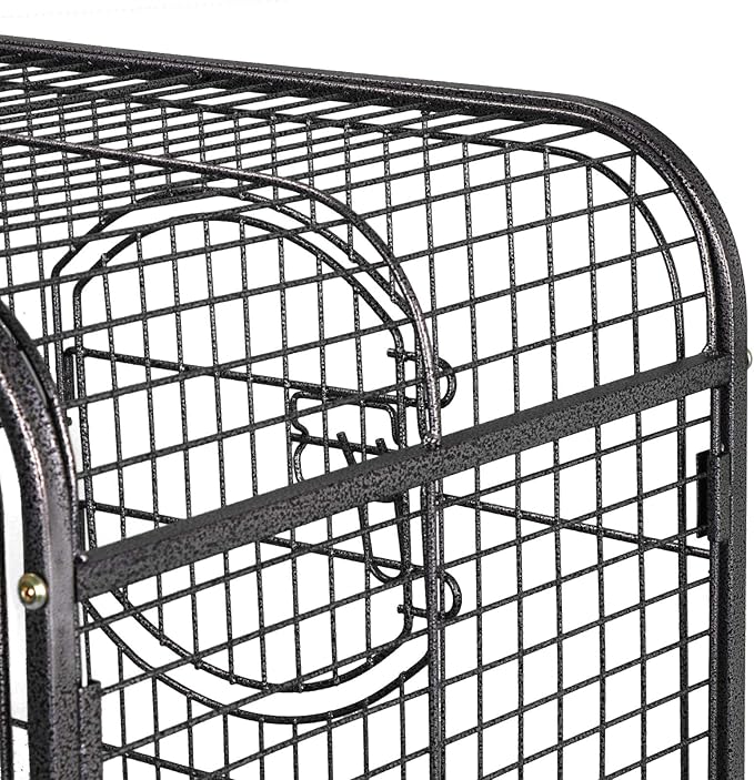 ZenStyle 37” Small Animal Cage Indoor Portable Pet Habitat with 2 Front Doors and Pull Out Tray for Ferret/Rat/Cat/Hamster/Chinchilla/Guinea Pig/Bunny or Other Small Pets