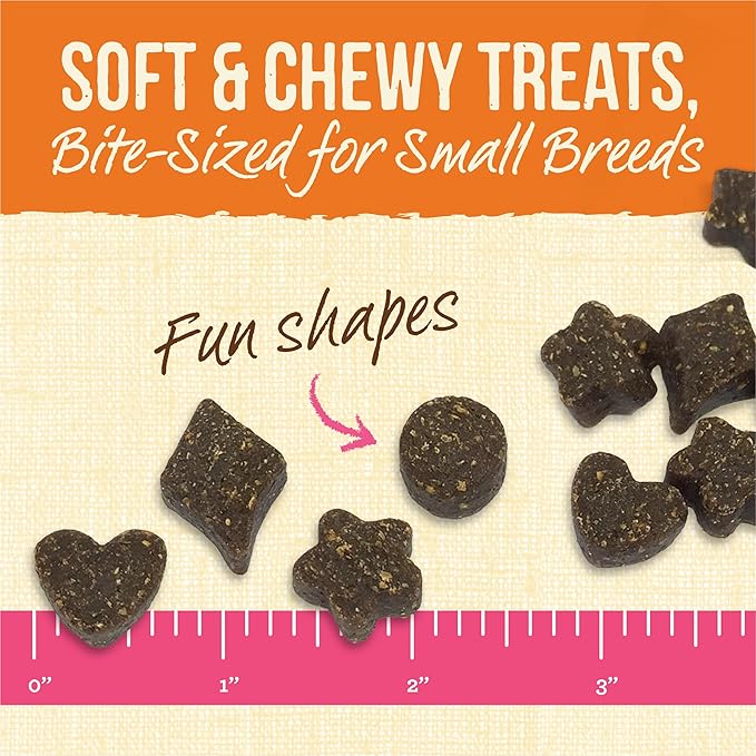 Merrick Lil’ Plates Grain Free Small Dog Treats, Natural Training Treats For Small Dogs, Teensy Turducken - 5 oz. Pouch