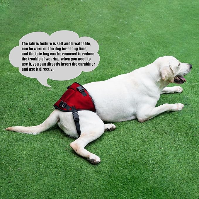 Dog Lift Harness, Dog Sling for Large Dogs Hind Leg Support, Adjustable Soft Padded Rehab Harness for Weak Rear Legs Elderly Injured Disabled Arthritic Dogs