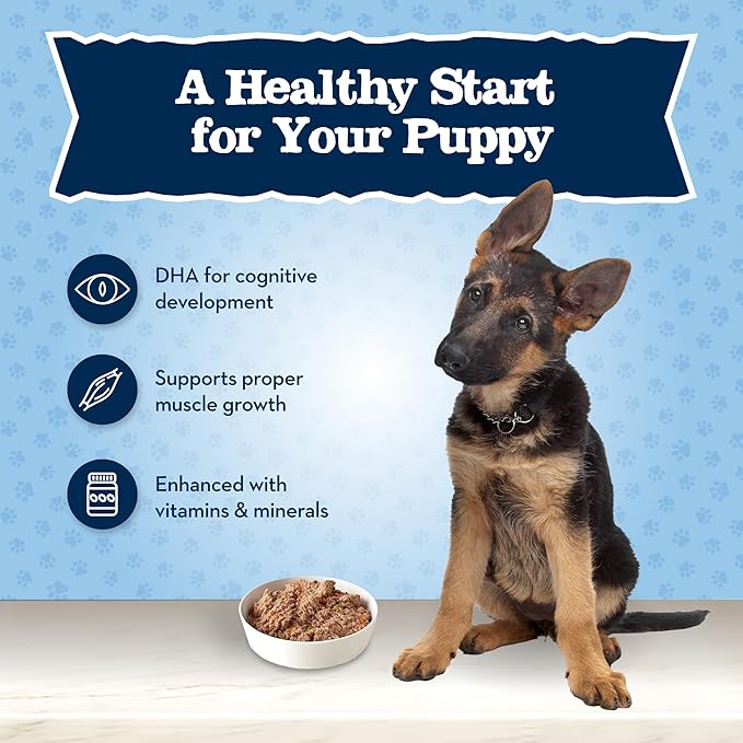 Blue Buffalo Baby Blue Healthy Growth Formula Natural Puppy Wet Dog Food, Chicken and Vegetable Recipe