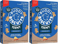 Buddy Biscuits Cloud Star 8 oz. Box Teeny Crunchy Dog Treats Made with Bacon & Cheese (Pack of 2)