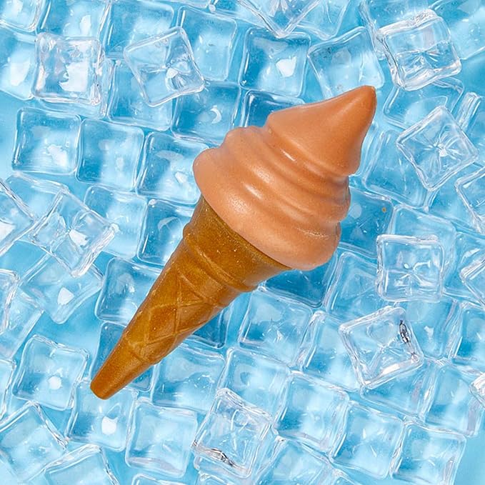 SPOT Pup Ice- Ready to Freeze at Home Dog Treats-Edible Chews for Medium Breed Dogs & Puppies with Real Chicken to Keep Your Pup Cool Year Round, Waffle Cone Strawberry Flavor, 2pcs