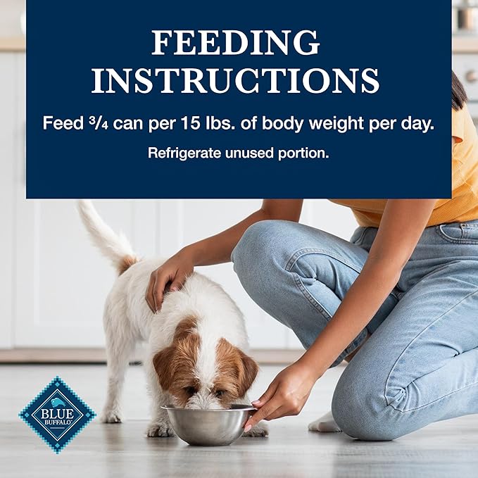 Blue Buffalo Homestyle Recipe Adult Wet Dog Food,Made with Natural Ingredients,Fish & Sweet Potato Dinner with Garden Vegetables,12.5-oz can,(Pack of 24)