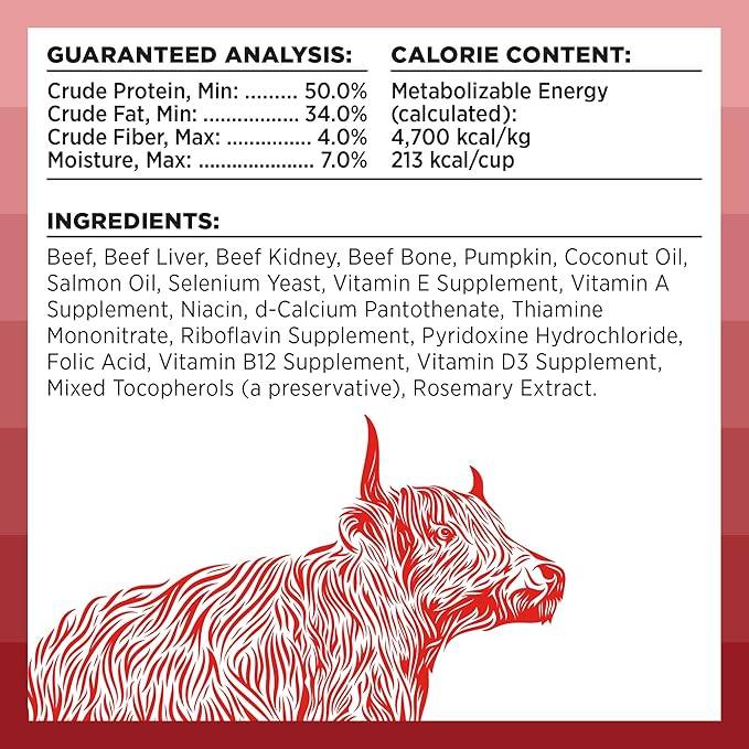 BIXBI Liberty Freeze-Dried Dog Food Topper & Treats,Beef – 98% Meat & Organs,No Refrigeration – USA Made,12 oz,(Pack of 2)