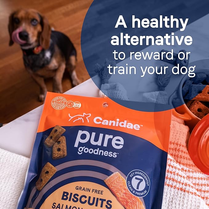 Canidae Pure Dog Treat Biscuits with Duck & Chickpeas, 11 oz, Grain Free