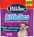 Bil-Jac Little-Jacs Small Dog Training Treats, Soft Chicken Liver Recipe, 16 oz