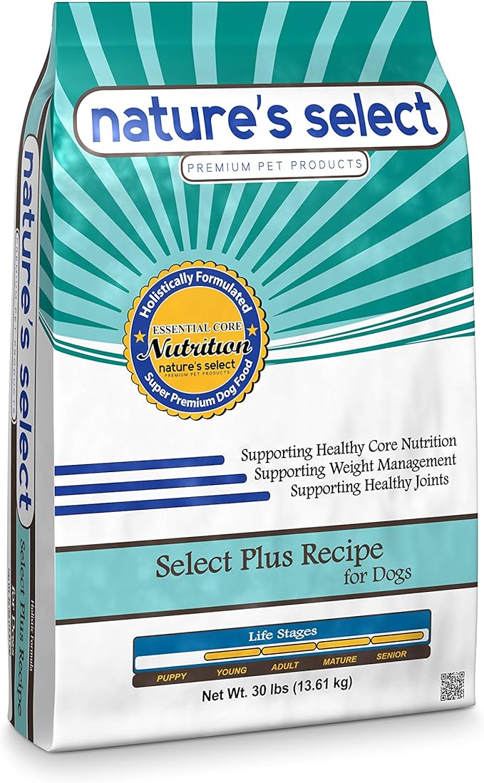 Nature's Select Plus Recipe - Chicken w/Glucosamine (30 LBs) Adult Dry Dog Food