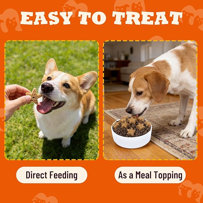 14.1oz Soft Dog Treats, Healthy Training Treats for Dogs with Chicken&Rabbit - Puppy Snacks with Dietary Fiber&Calcium for Digestion - Funny Dog Cookies for Small, Medium&Large Breed