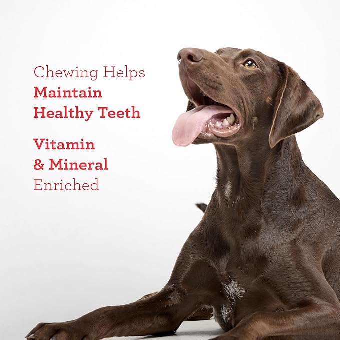 DreamBone Triple Flavor Twisties Chews for Dogs, 25 Count, Treat Your Dog to Rawhide-Free Chews Made with Real Chicken, Beef and Peanut Butter (Pack of 2)